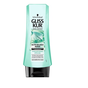 Balsam pentru par, Schwarzkopf Gliss Kur, Nutri-Balance Repair, 200 ml Balsam pentru par, Schwarzkopf Gliss Kur, Nutri-Balance Repair, 200 ml
