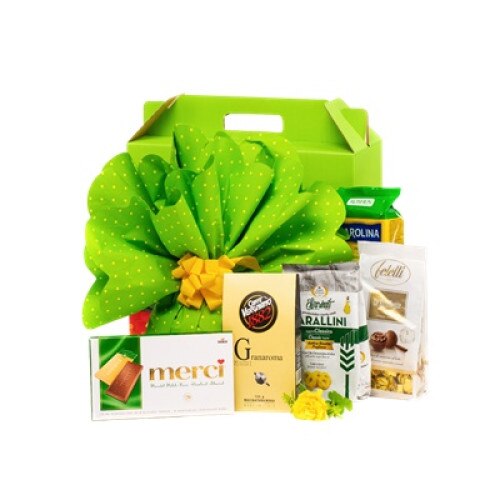 Cos Cadou Green&Yellow, GourmetGift, 1278g