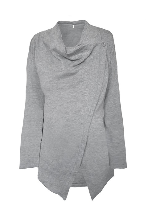 Bluza dama, Generic, gri, M, wrap