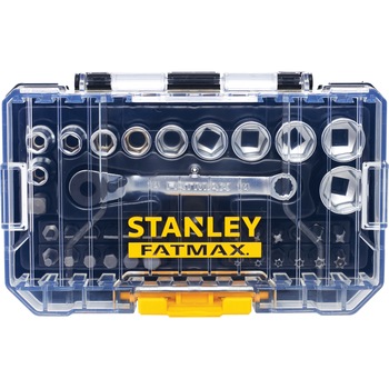 Set compact 37 piese Stanley Fatmax FMMT19101-0, cheie cu clichet, 11 tubulare, adaptor tubulare, 30 biti Set compact 37 piese Stanley Fatmax FMMT19101-0, cheie cu clichet, 11 tubulare, adaptor tubulare, 30 biti