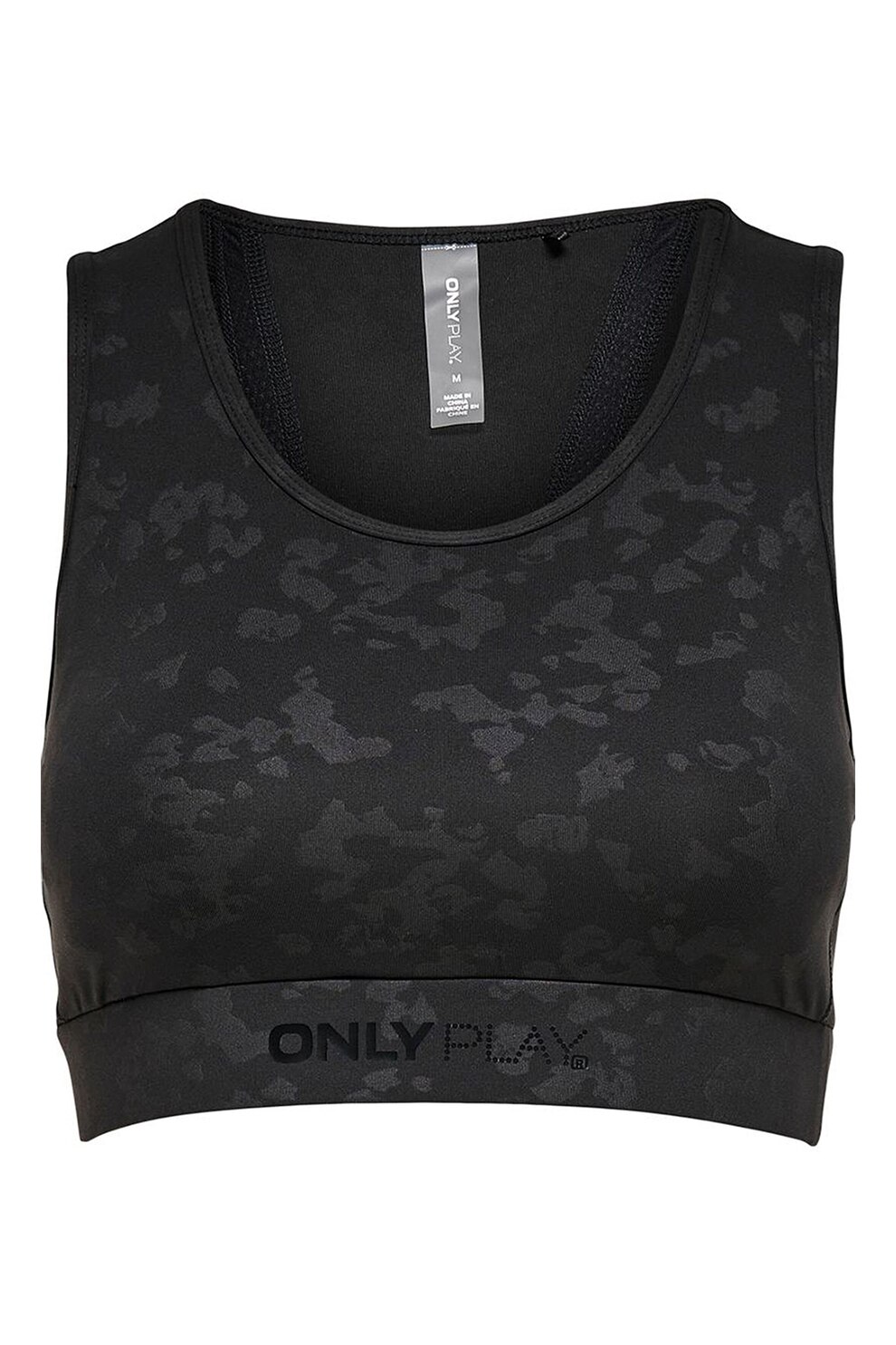 Only Play, Bustiera cu insertii de plasa, Negru