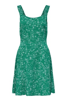 JdY, Rochie cambrata cu imprimeu floral, Verde/Alb JdY, Rochie cambrata cu imprimeu floral, Verde/Alb