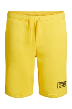 Jack&Jones, Bermude sport cu logo, Galben Jack&Jones, Bermude sport cu logo, Galben