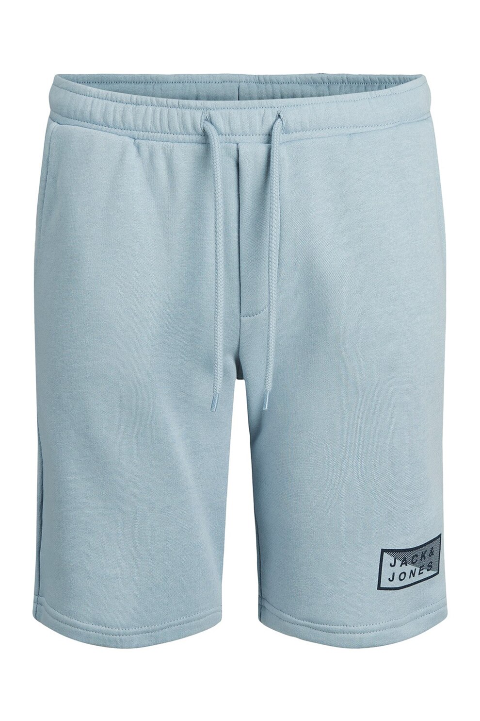 Jack&Jones, Bermude sport cu logo, Albastru deschis