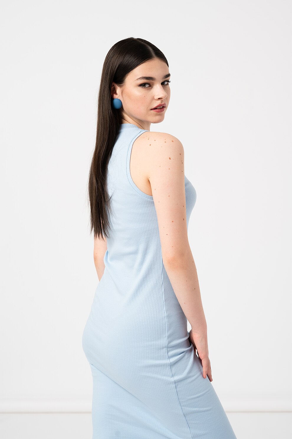Vero Moda, Rochie cu croiala bodycon Lavender, Albastru deschis