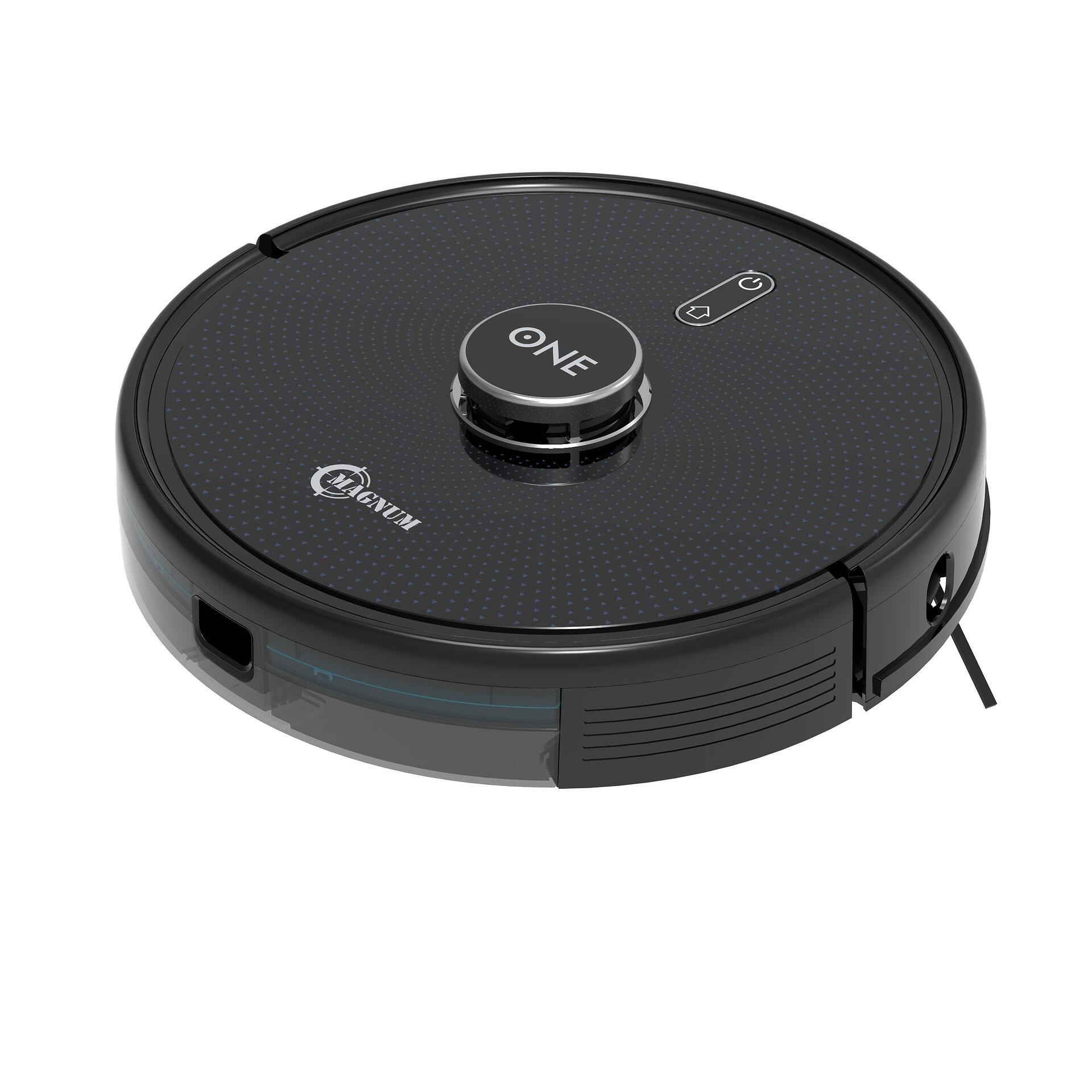 Aspirator Robot Smart Magnum One cu Control Aplicatie, Negru