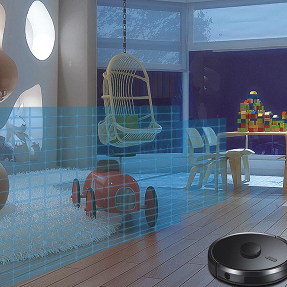 Aspirator Robot Smart Magnum One cu Control Aplicatie, Negru