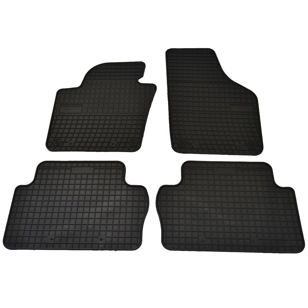 Set covorase AutoLux, cauciuc, pentru Seat Alhambra 2 2010-/Volkswagen Sharan 5 locuri 2010-, negru, 4 buc