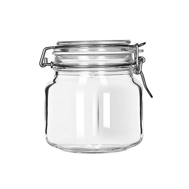 Borcan din sticla Borgonovo Geam 200 ml - 7,5 x 7,5 x 8,2 cm