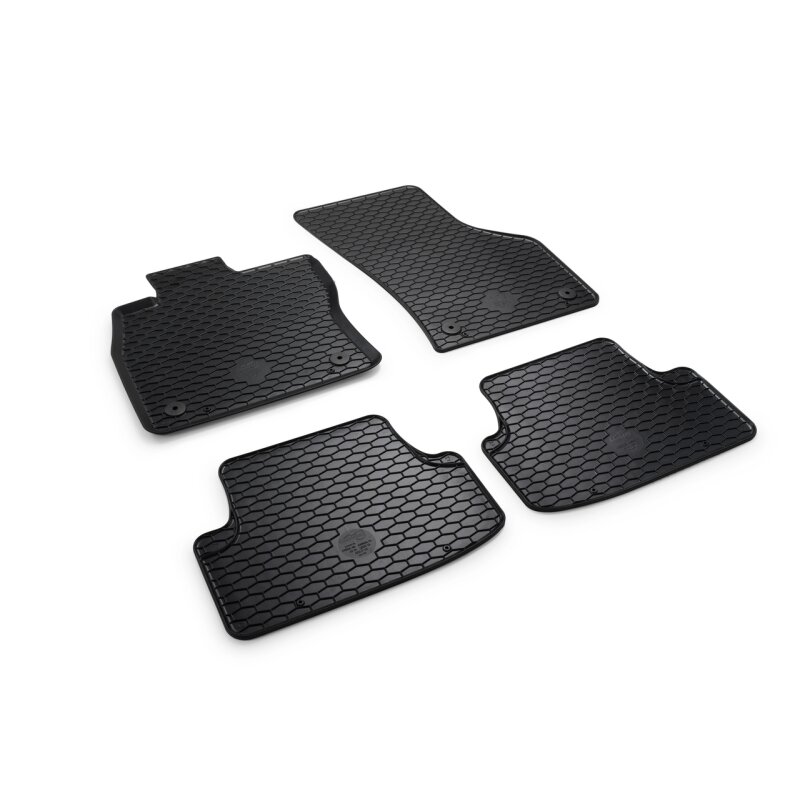 Set 4 covorase de cauciuc, Volkswagen Polo 2009->, Economy, Negru