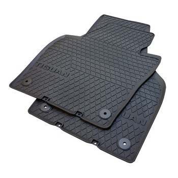 Set 2 covorase de cauciuc fata, Volkswagen Tiguan 2007-2011 (GP 2012-2017), Negru Set 2 covorase de cauciuc fata, Volkswagen Tiguan 2007-2011 (GP 2012-2017), Negru