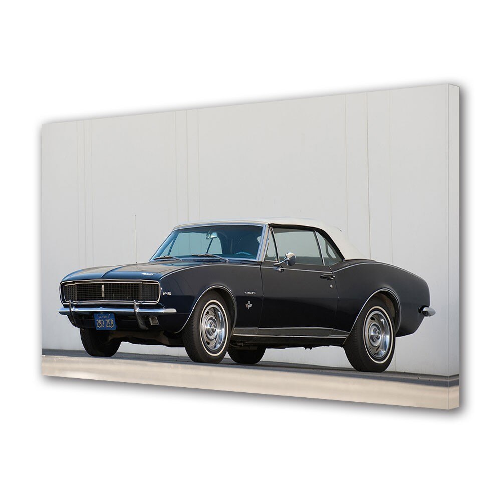 Tablou Canvas Auto Moto Chevrolet Camaro RS Convertible (I) 1967, 20 x 30 cm