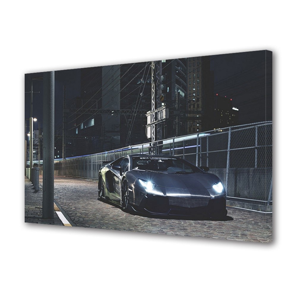 Tablou Canvas Auto Moto Lamborghini Gallardo, 30 x 45 cm