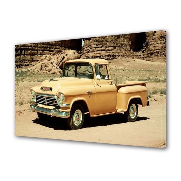 Tablou Canvas Auto Moto GMC 100 Series 1-2-Ton Pickup 1957, 70 x 100 cm