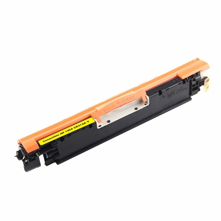 Cartus toner, TIN, model compatibil cu HP CE312A / HP 126A, galben, 1000 pagini