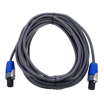 Cablu audio boxe, cu mufe speakon Neutrik, 2 x 2,5mm grosime, 45 metri lungime Cablu audio boxe, cu mufe speakon Neutrik, 2 x 2,5mm grosime, 45 metri lungime