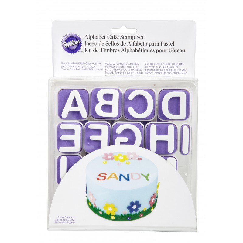 Set stampile alfabet, Wilton, 26 litere