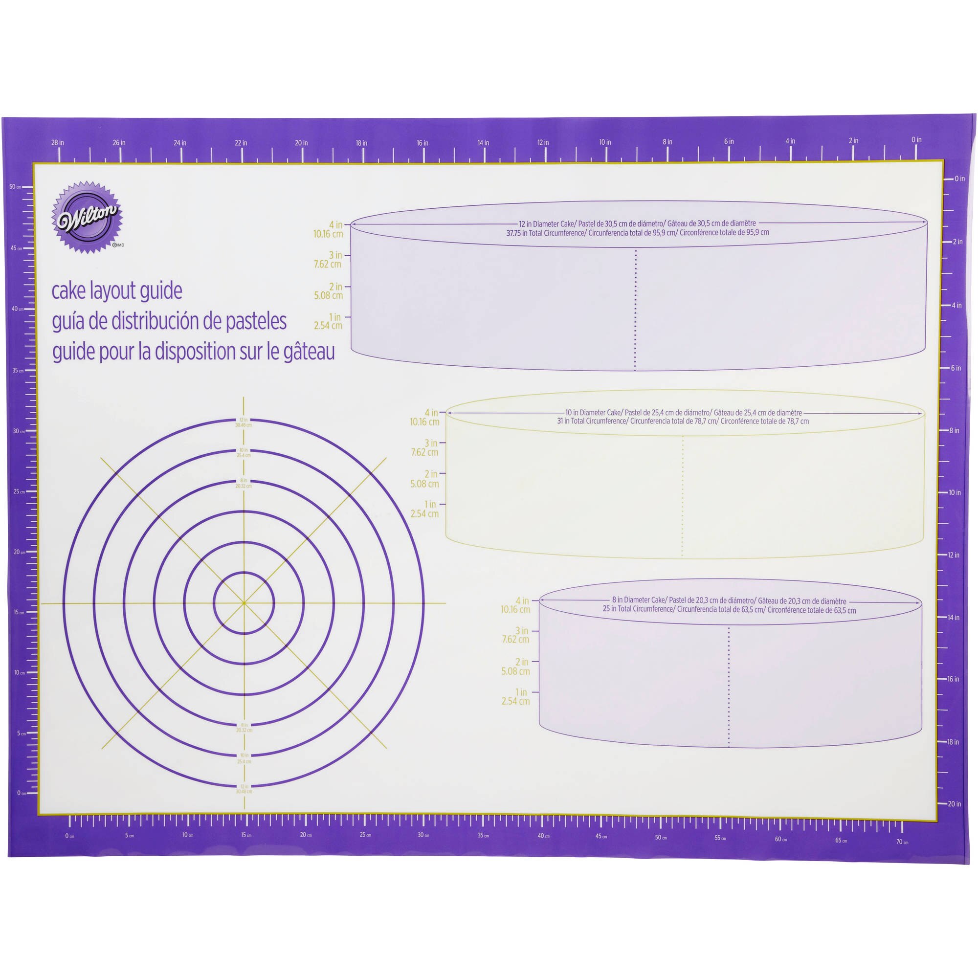 Covoras din silicon pentru decorarea torturilor, Wilton, 80.6 x 61 x 0.1 cm