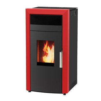 Termosemineu pe peleti, tip centrala, din otel, Alfa Plam, Commo, 15 kW, autonomie 21 ore Termosemineu pe peleti, tip centrala, din otel, Alfa Plam, Commo, 15 kW, autonomie 21 ore