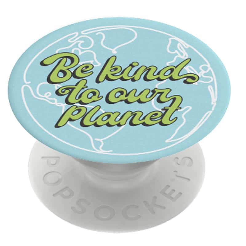 Accesoriu de telefon si tableta PopSockets ,suport PopGrip, Be Kind to Our Planet