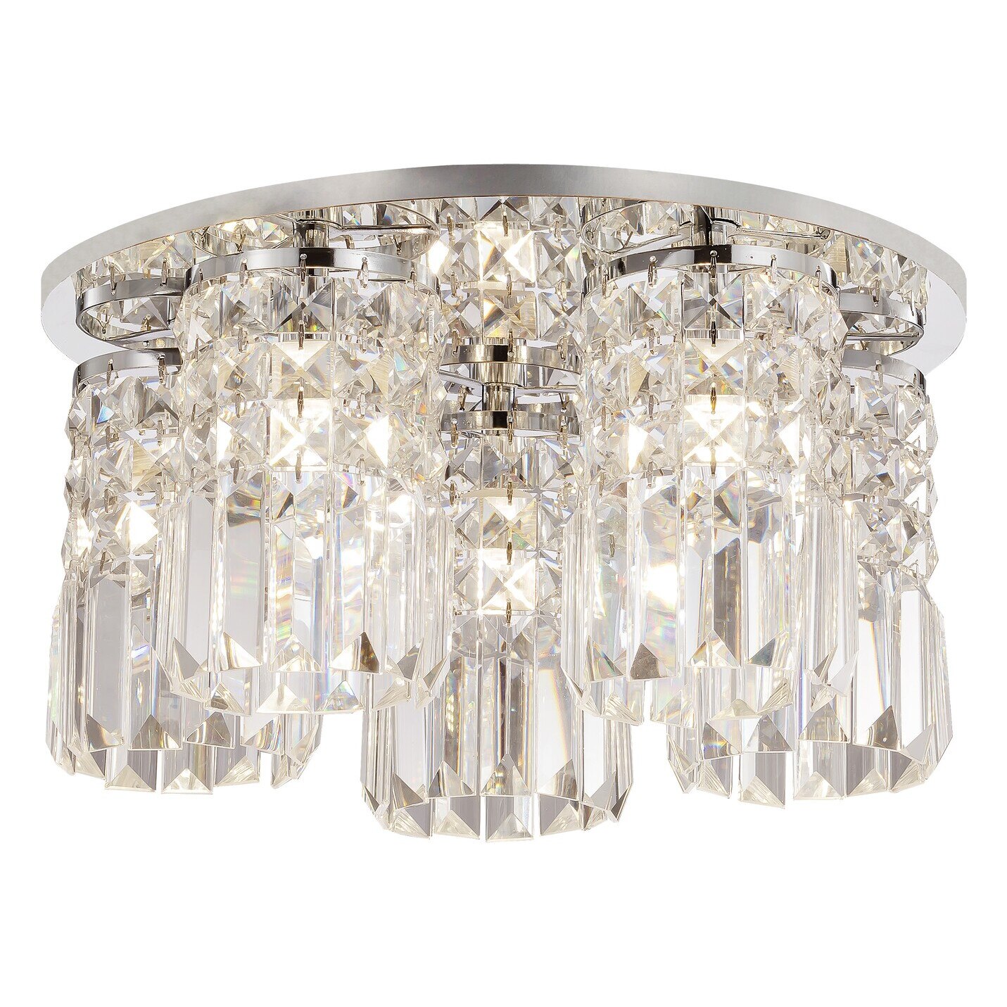 Lustra Rossana cristal, 5 x G9 x 40w, crom, IP21, FST3570