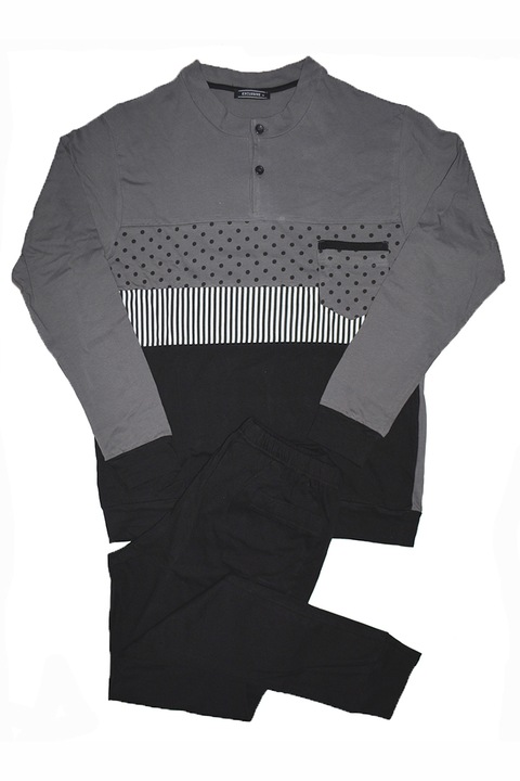 Pijamale pentru bărbați Exclusiv P706, Negru/Gri, M