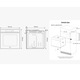 Cuptor incorporabil Samsung NV75T8979RK/EF, Infinite Line, Electric, Autocurare pirolitica, 75l, Dual Cook, Ecran TFT 4.3", WiFi, Sonda temperatura, Soft Close Door, Clasa A+, Negru