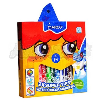 Markere pentru copii, 24 bucati,1630,Marco Markere pentru copii, 24 bucati,1630,Marco