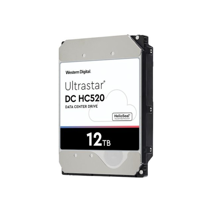 Хард диск WD Ultrastar DC HC520 HUH721212AL5200 - Hard drive - 12 TB - internal - 3.5" - SAS 12Gb/s - 7200 rpm - buffer: 256 MB 0F29530