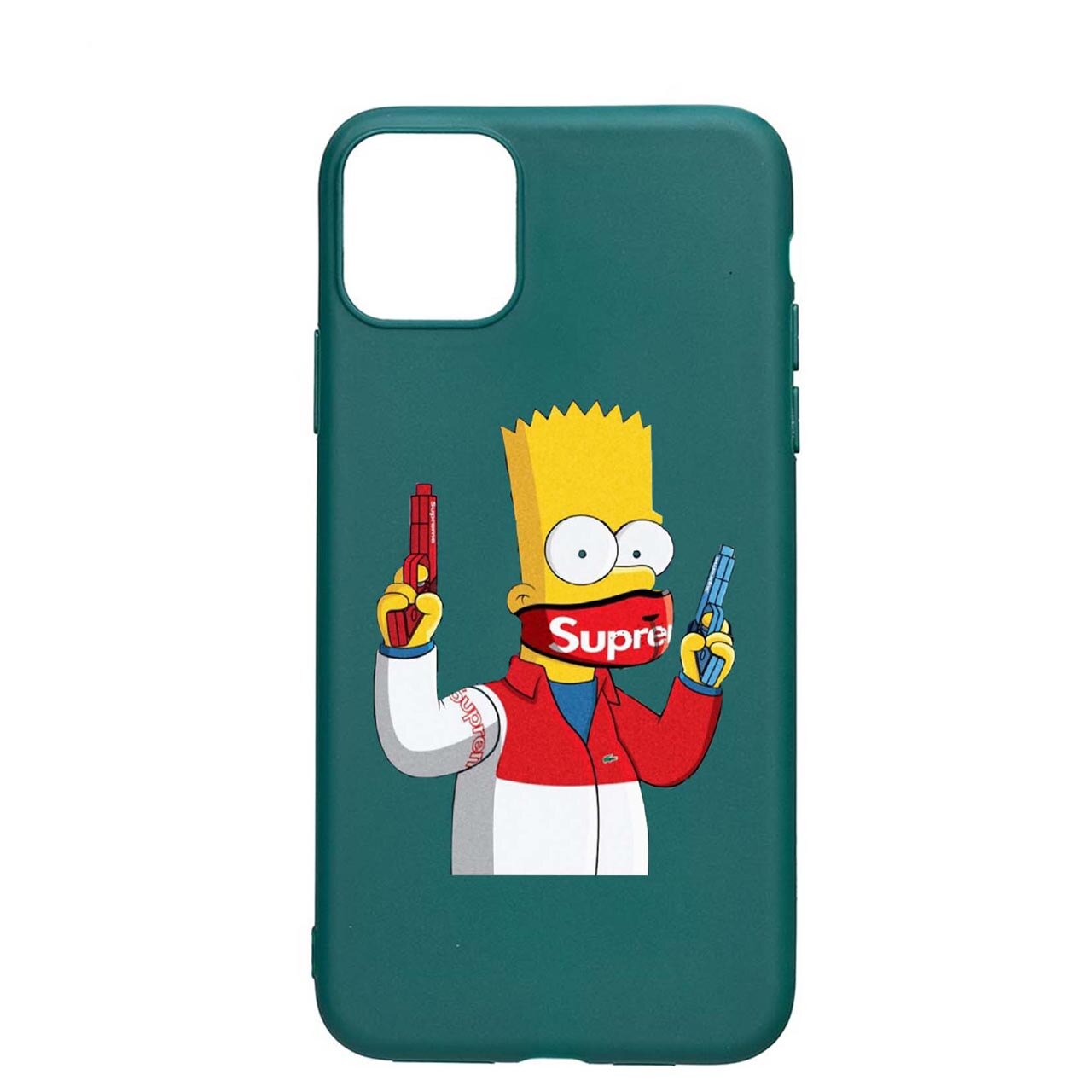Husa Silicon Supreme, The Simpsons, compatibila cu Samsung Galaxy A42 5G / Galaxy A42 4G, rezistenta la uzura, anti-alunecare, Forest Green, FG270