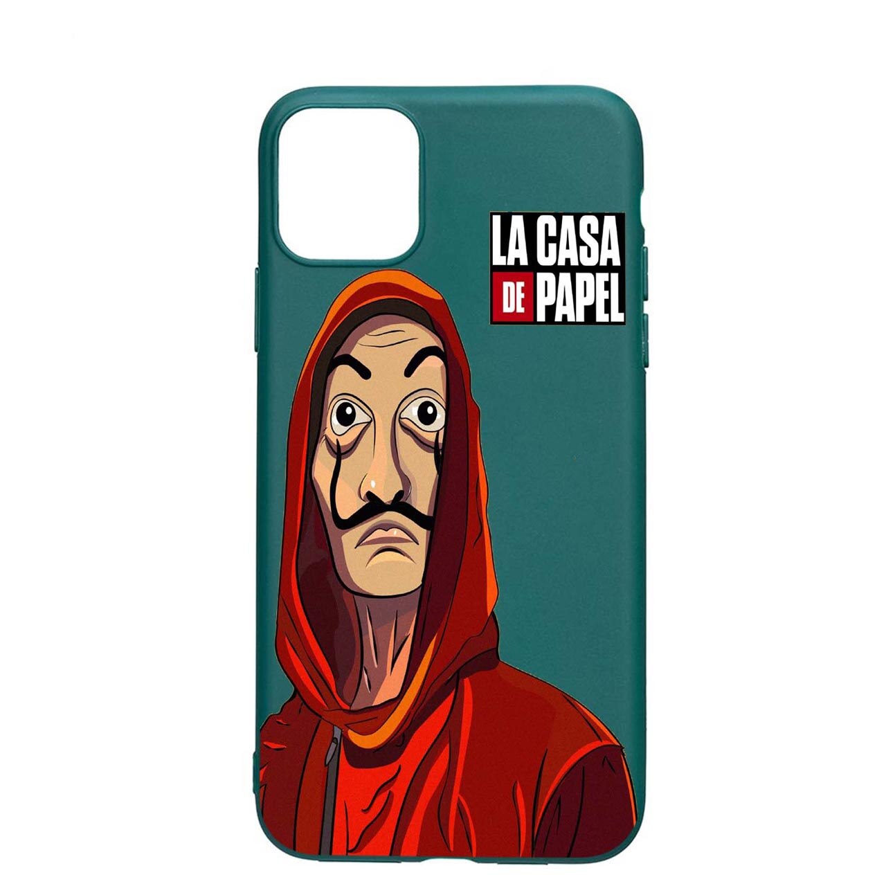 Husa Silicon La Casa de Papel, compatibila cu Samsung Galaxy A42 5G / Galaxy A42 4G, rezistenta la uzura, anti-alunecare, Forest Green, FG389