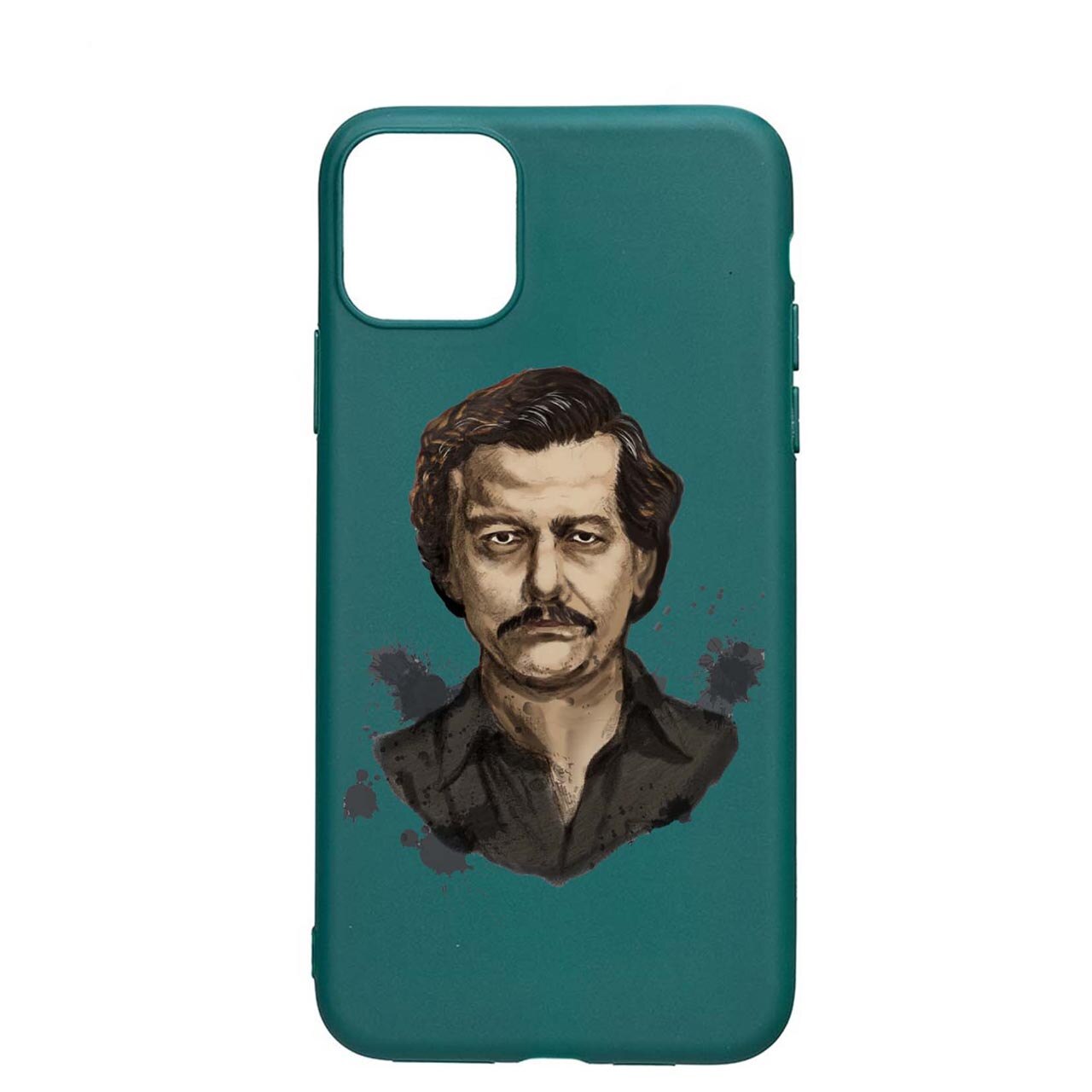 Husa Silicon Narcos Pablo Escobar, Movie Compatibila Cu Samsung Galaxy A42 5G / Galaxy A42 4G, rezistenta la uzura, anti-alunecare, Forest Green, FG445