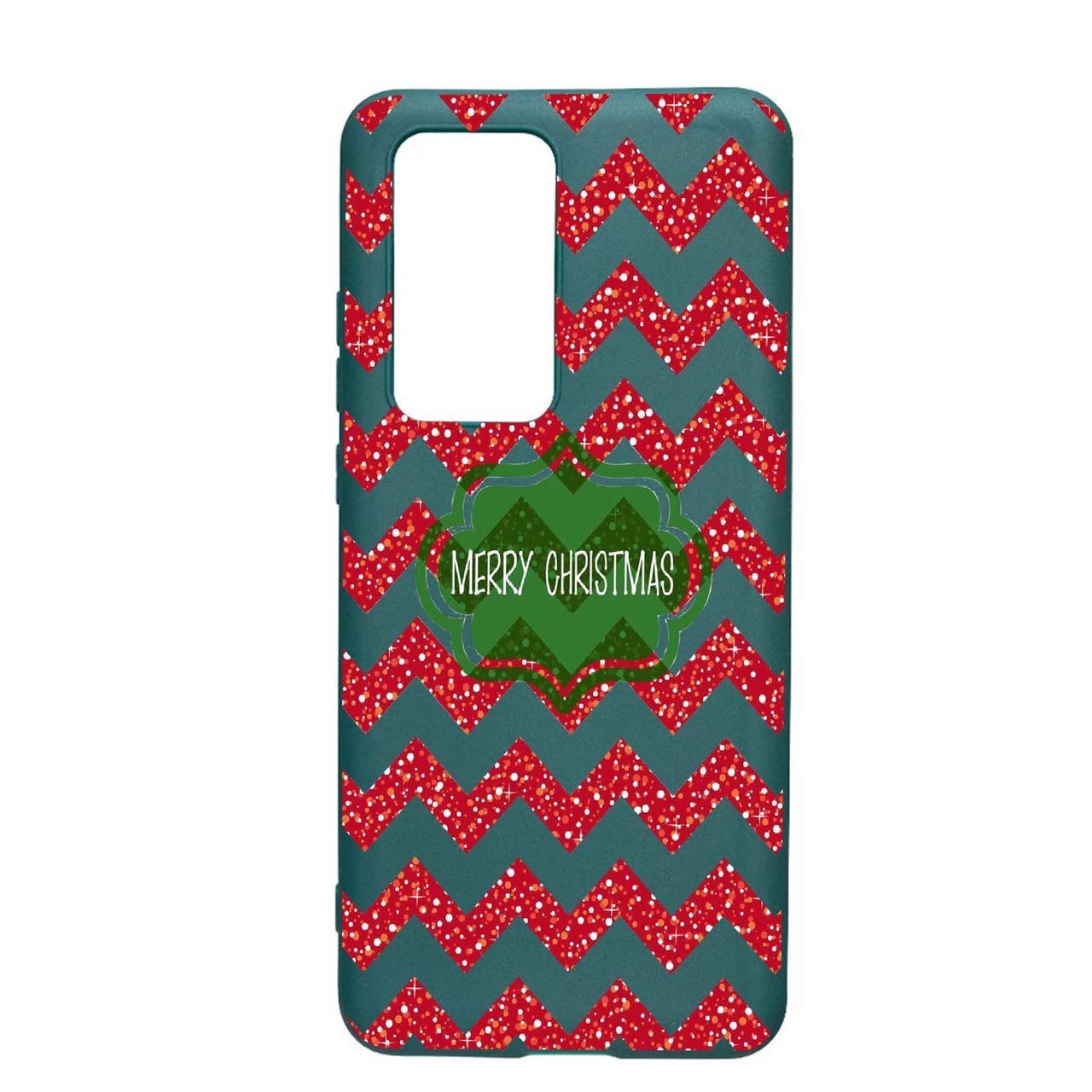 Husa Silicon Xmas, compatibila cu Samsung Galaxy M02s, rezistenta la uzura, anti-alunecare, Forest Green, FG316