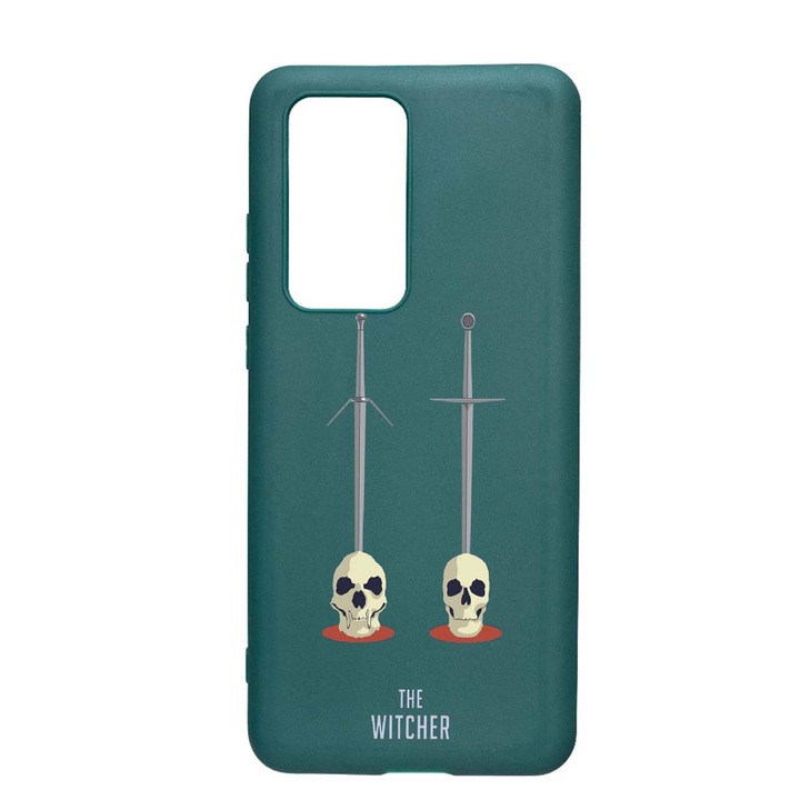Husa Silicon The Witcher, Movie Compatibila Cu Samsung Galaxy A02s, rezistenta la uzura, anti-alunecare, Forest Green, FG430