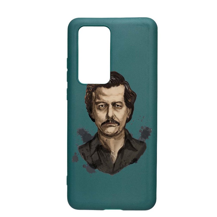 Husa Silicon Narcos Pablo Escobar, Movie Compatibila Cu Samsung Galaxy A02s, rezistenta la uzura, anti-alunecare, Forest Green, FG445