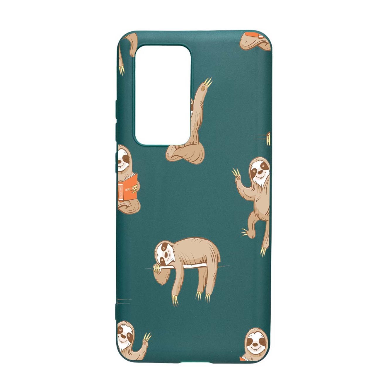 Husa Silicon Keep Calm - Be Lazy, compatibila cu Samsung Galaxy S20 FE, rezistenta la uzura, anti-alunecare, Forest Green, FG598