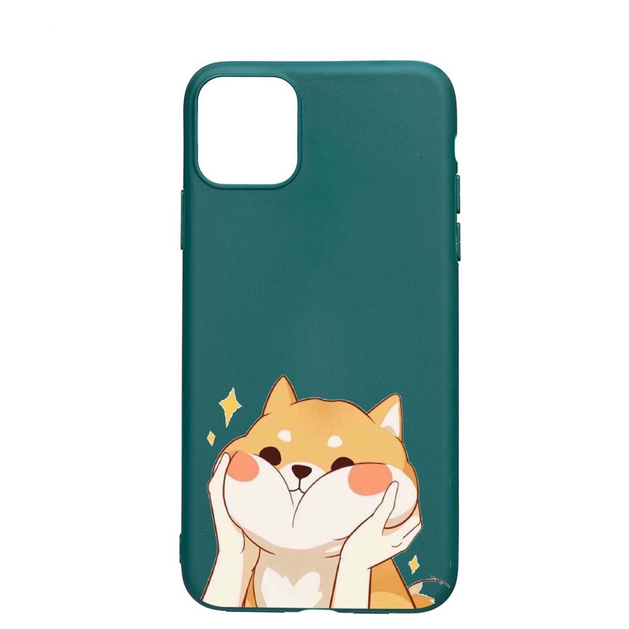 Husa Silicon Emoje - Sweet Cat, compatibila cu Samsung Galaxy A42 5G / Galaxy A42 4G, rezistenta la uzura, anti-alunecare, Forest Green, FG596