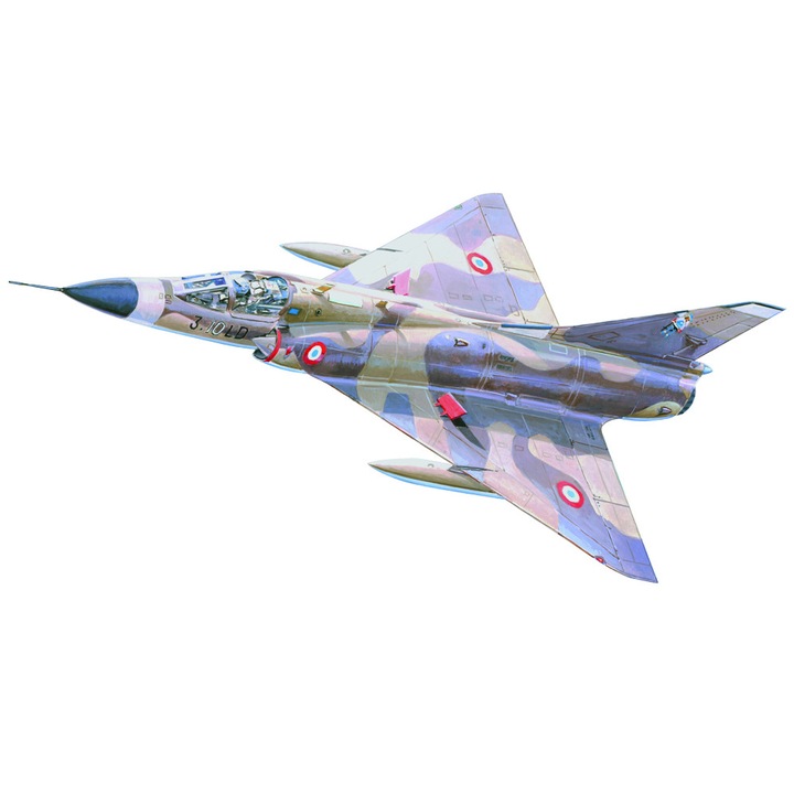 Repülőmodell MisterCraft Dassault Mirage IIIE/S French Fighter 1:72 MCR E33