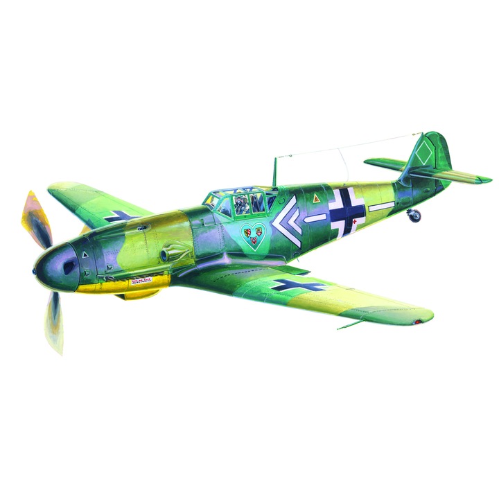 Repülőgép MisterCraft Messerschmitt BF-109G-2 "Trautloft" Luftwaffe vadászgép 1:72 MCR C69