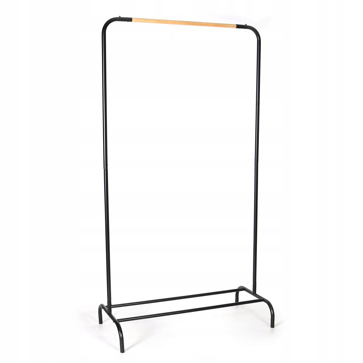 Organizator imbracaminte 80x40x149 cm Arly Metal/Lemn Negru