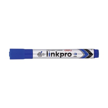 Marker Permanent Varf Rotund 2mm Reincarcabil, Deli, Albastru Marker Permanent Varf Rotund 2mm Reincarcabil, Deli, Albastru