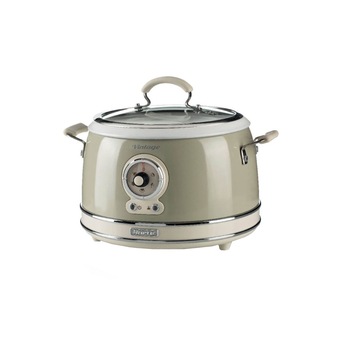 Aparat pentru gatit orez Vintage Ariete, 700W, 1.8l orez, 3.5l total, functie mentinere la cald, Crem/Beige Aparat pentru gatit orez Vintage Ariete, 700W, 1.8l orez, 3.5l total, functie mentinere la cald, Crem/Beige