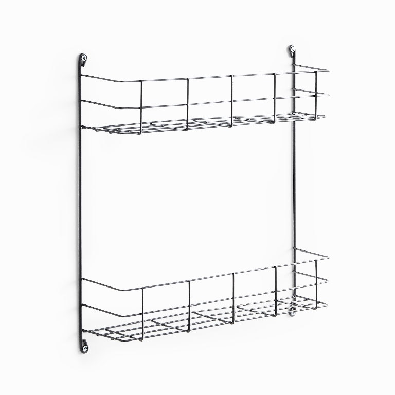 Raft pentru usa bucatarie GoodHome 38X9.5X41 cm Metal Negru