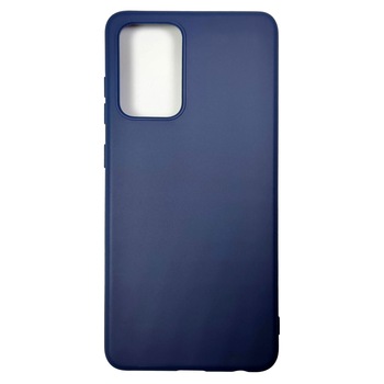 Husa compatibila cu Samsung Galaxy A52 model Mat, Silicon, Antisoc, TPU, Viceversa Albastru
