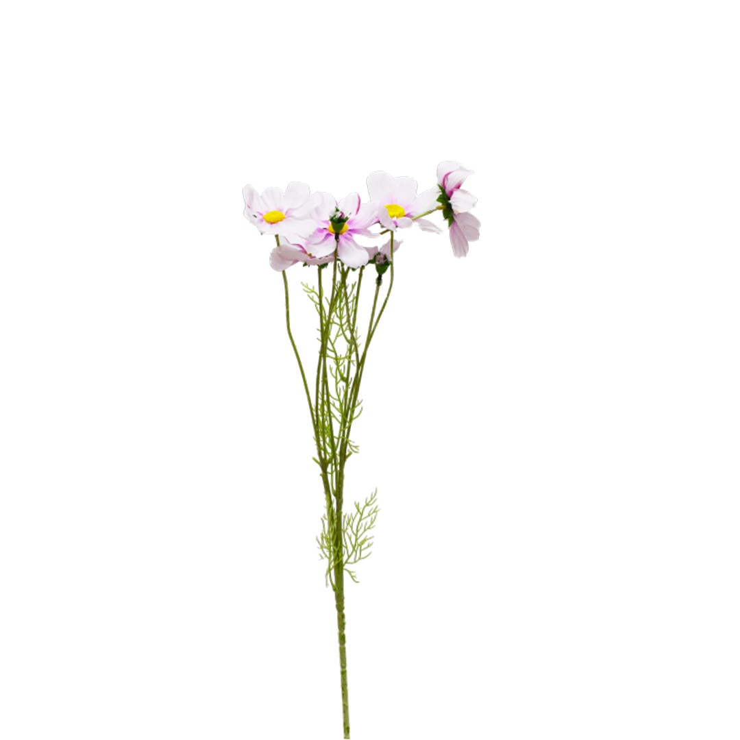 Planta artificiala cu 8 fire, Naimeed D3118, culoare Roz pal, 85 x 20 cm