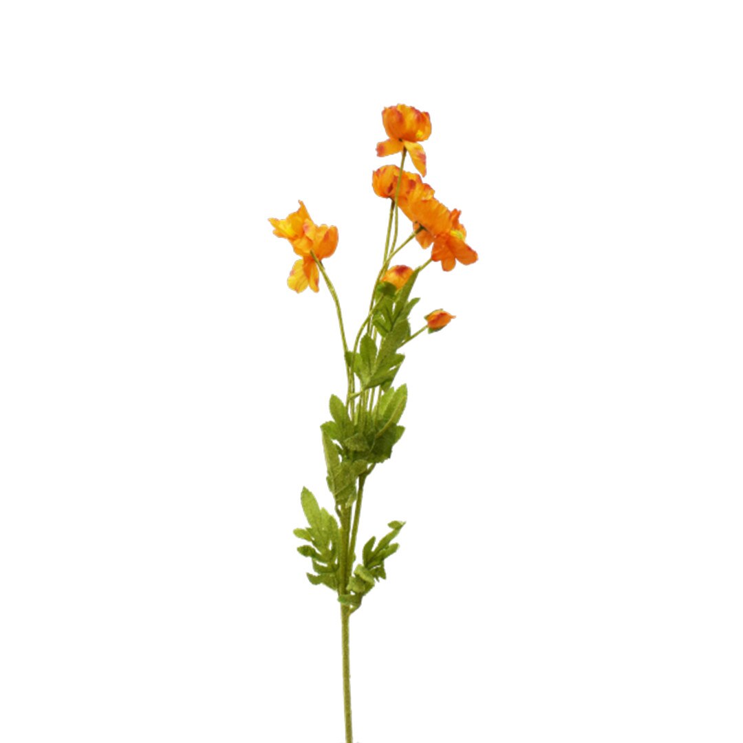 Planta artificiala cu 8 fire, Naimeed D3119, culoare Portocaliu, 87 x 11 cm