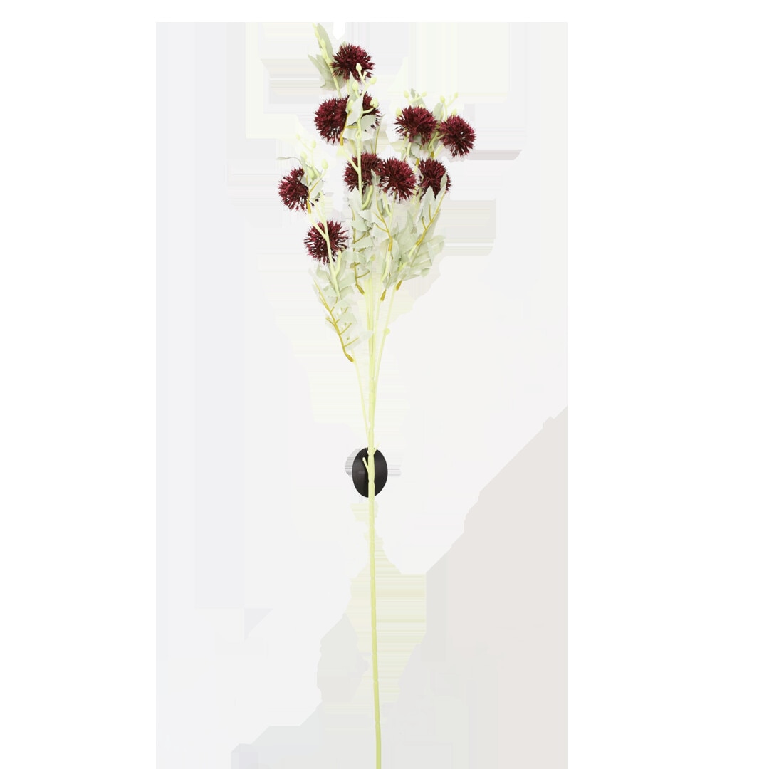 Planta artificiala cu 10 fire, Naimeed D3111, culoare Visiniu, 82 x 30 cm