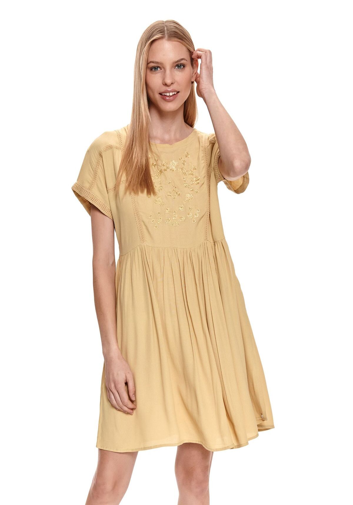 Rochie pentru femei, TOP SECRET, SSU3587, Galben