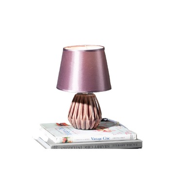 Veioza portelan DEco,mov,18x18x26 cm Veioza portelan DEco,mov,18x18x26 cm