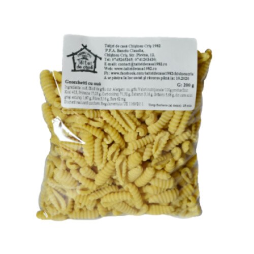 Gnocchetti mari cu ou, 200g